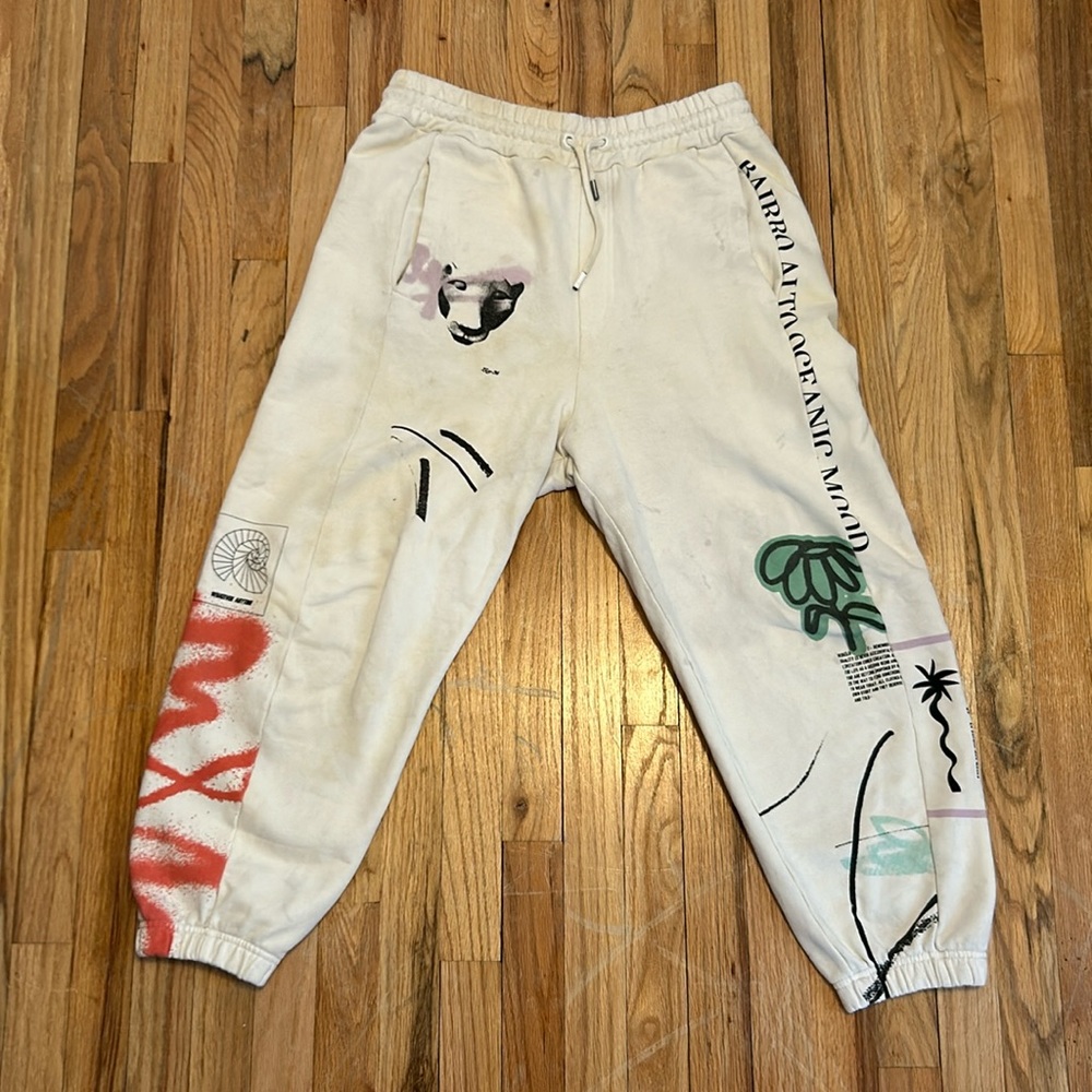 Zara abstract sweatpants
